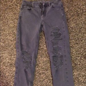 American eagle ripped jeans